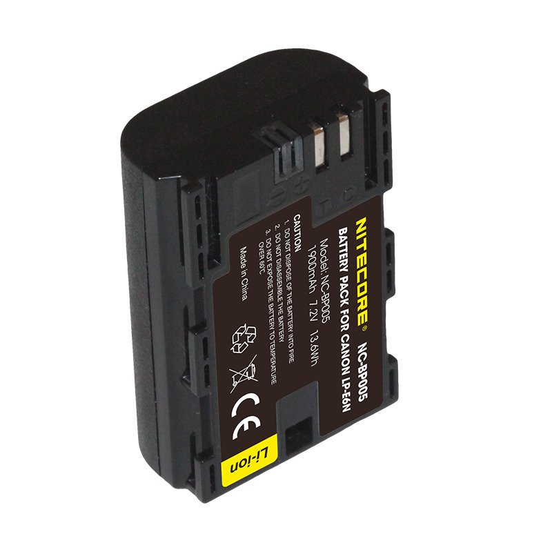 LP-E6N (1900mAh) Battery Pack for Canon (NC-BP005)