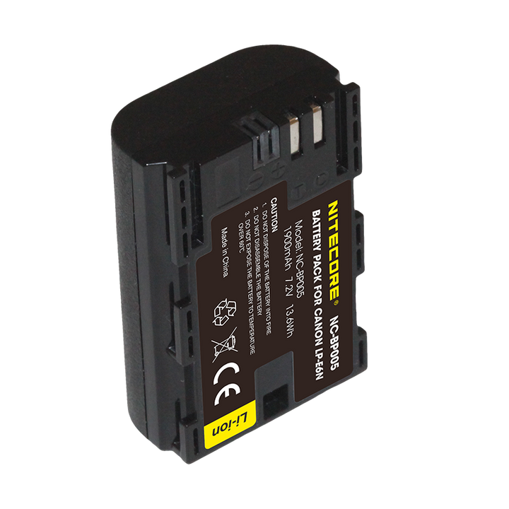 LP-E6N (1900mAh) Battery Pack for Canon (NC-BP005)