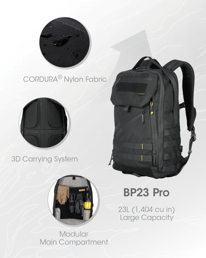 BP23 PRO Backpack - 23L Capacity