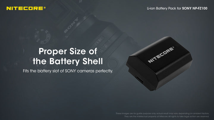 NP-FZ100C (2400mAh) Battery Pack for Sony