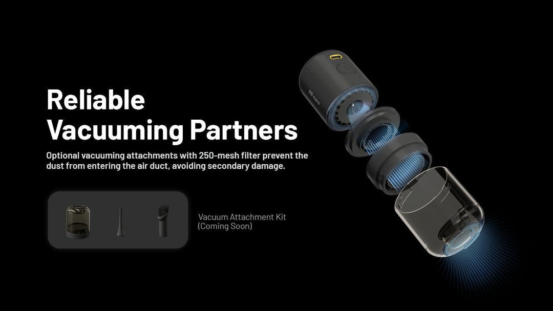 BB Nano with the optional NIA007 Extension Vacuum Kit - Nitecore Singapore