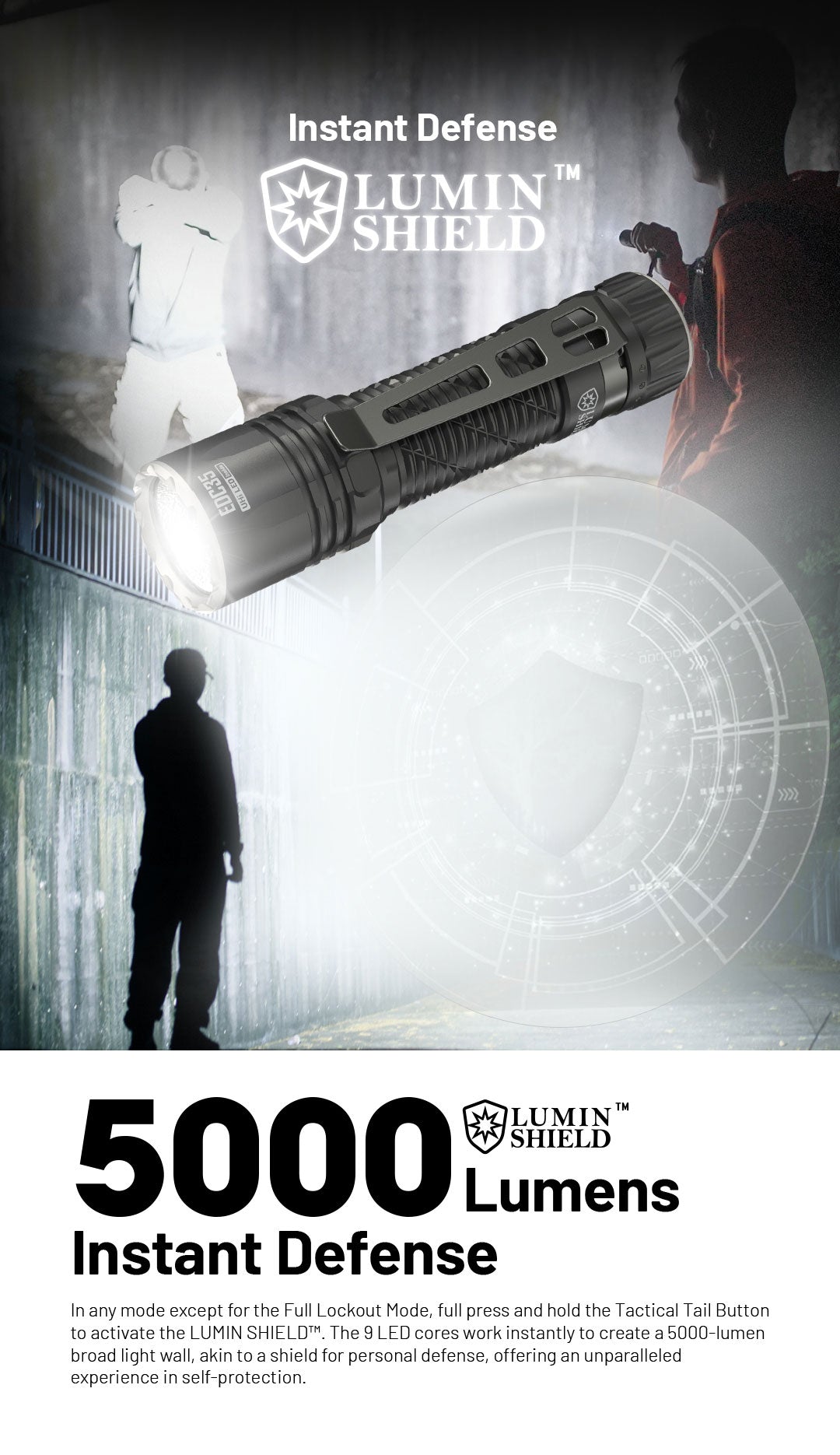 EDC35 - 5000 lumens