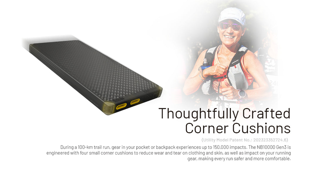 NB10000 Carbon Fiber Energy Brick (10,000mAh 3A GEN3)