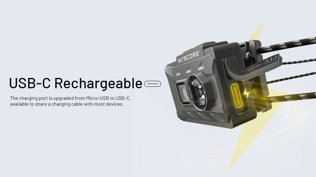 Nitecore NU20 Classic - USB-C rechargeable - Nitecore Singapore