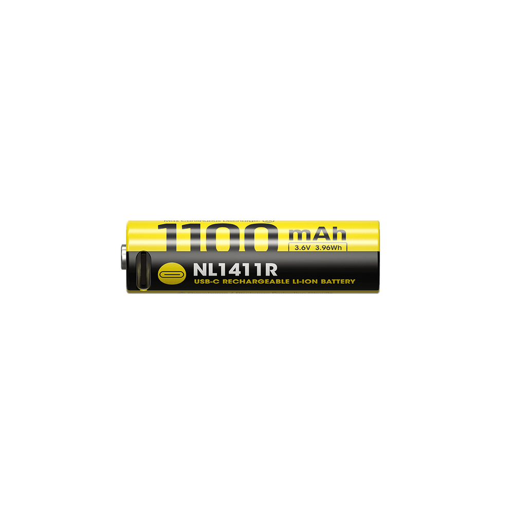 NL1411R (1100mAh - 3A) for MT1A PRO - Nitecore Singapore