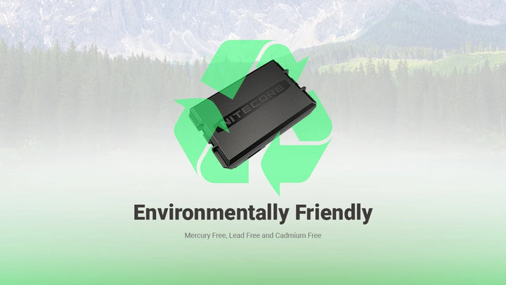 Nitecore HLB2500 - environmentally friendly mercury lead cadmium free - Nitecore Singapore