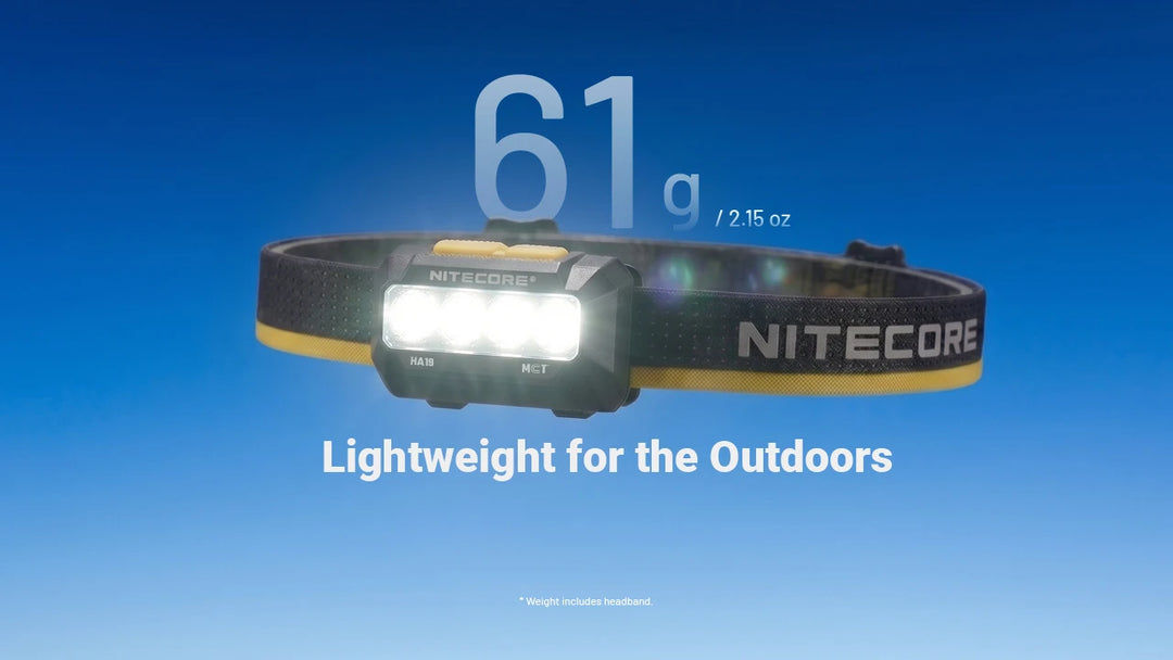 Nitecore HA19 headlamp - Nitecore Singapore