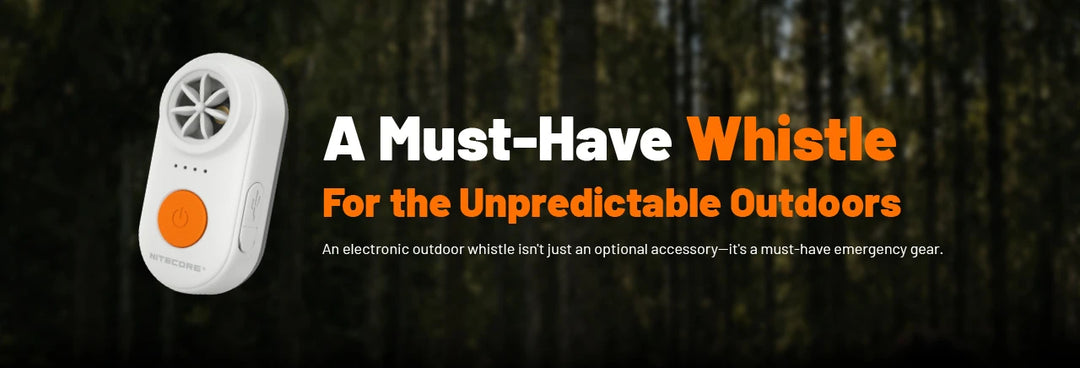 Nitecore NWE10 electronic outdoor whistle - Nitecore Singapore