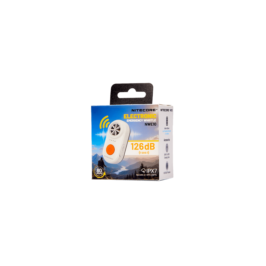 Nitecore NWE10 electronic outdoor whistle - Nitecore Singapore