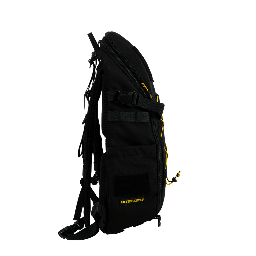 Nitecore BP24 - side view with stretch pocket - Nitecore Singapore