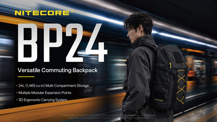 Nitecore BP24 Versatile Commuting Backpack - title banner - Nitecore Singapore