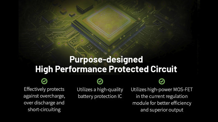 Nitecore NL2155HP - purpose-designed high performance protected circuit - Nitecore Singapore