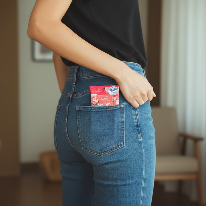 GATSBY Body Wipes Icy Cold Peach (Removes Sweat & Body Odour)