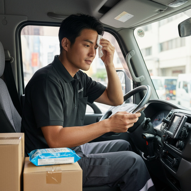 GATSBY Facial Wipes Icy Cold (Wipes Away Dead Skin Cells And Oil Shine)