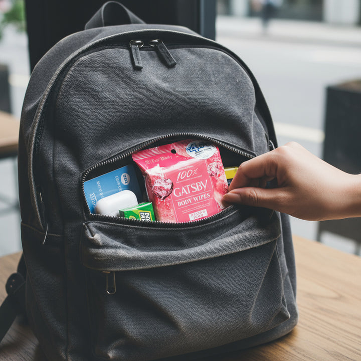GATSBY Body Wipes Icy Cold Peach (Removes Sweat & Body Odour)