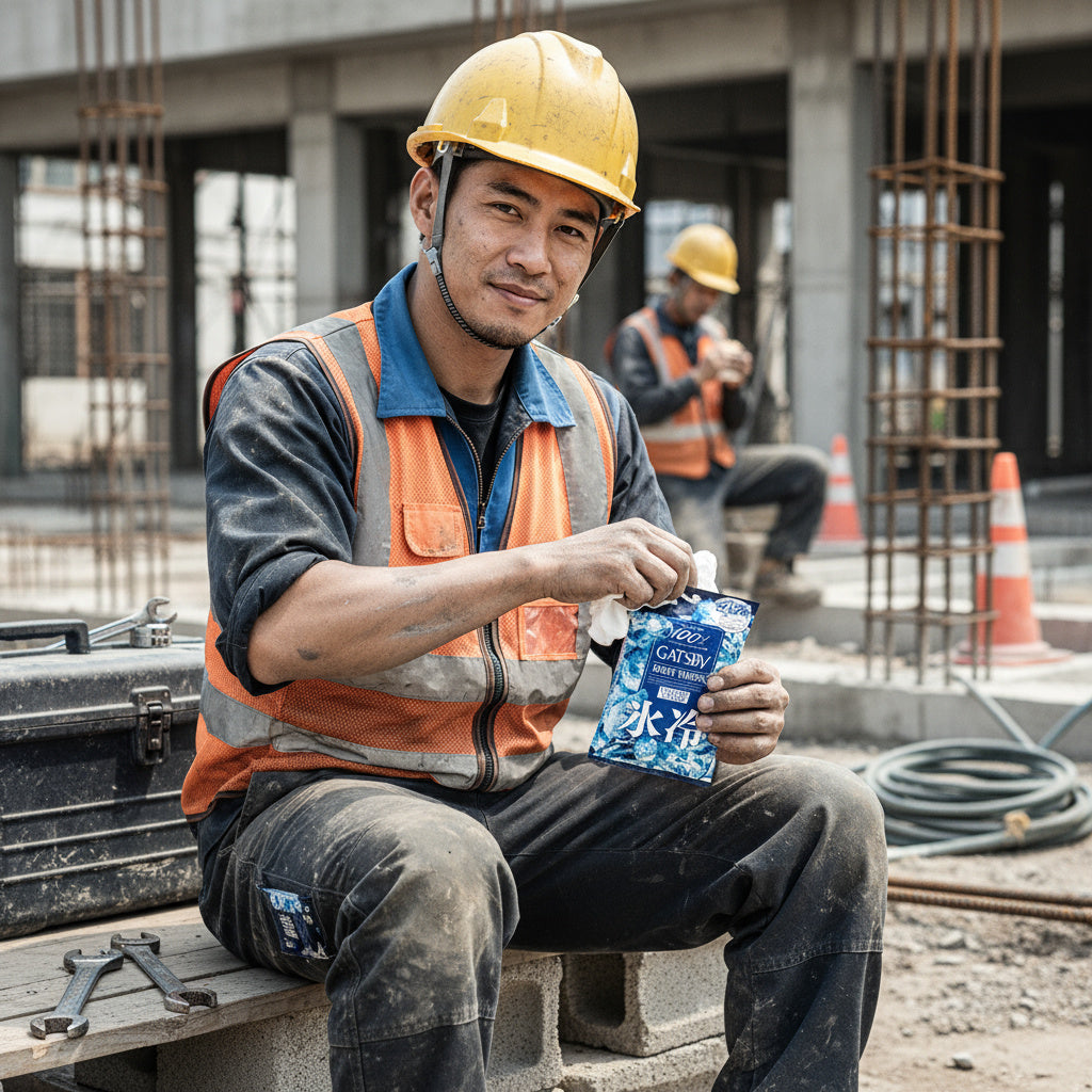 GATSBY Body Wipes Icy Cold Citrus (Removes Sweat & Body Odour)