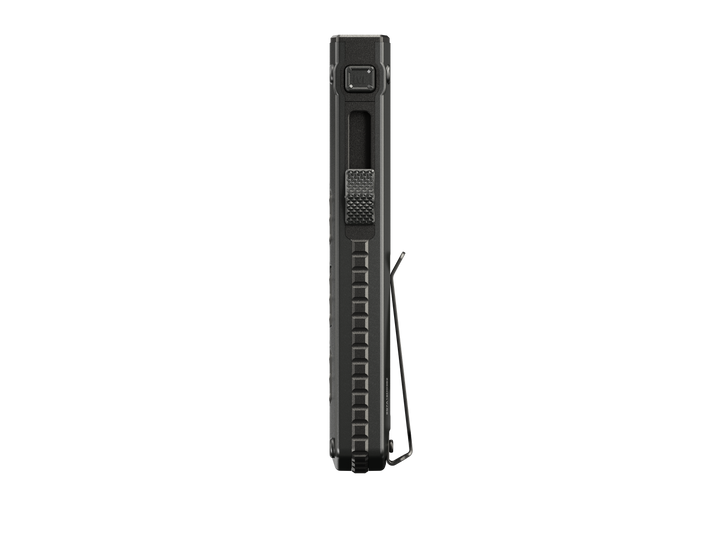 Nitecore EDC15 top view with deep carry clip - Nitecore Singapore