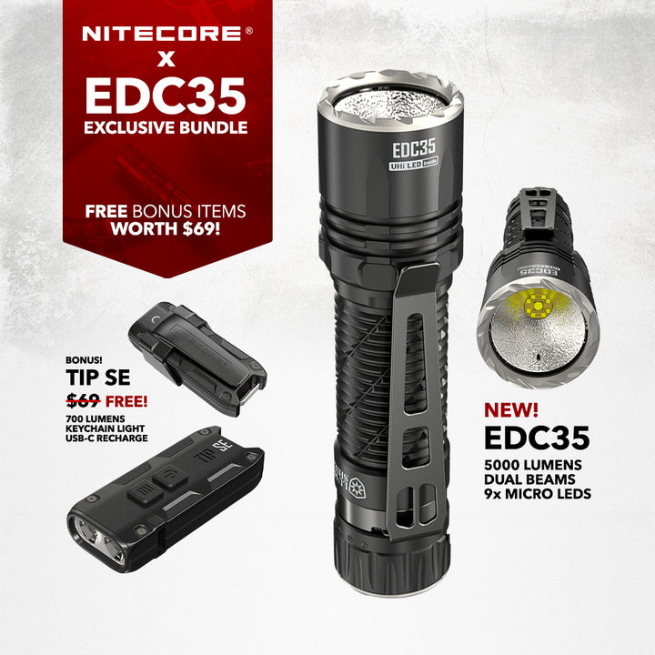 EDC35 - 5000 lumens (Bundle)