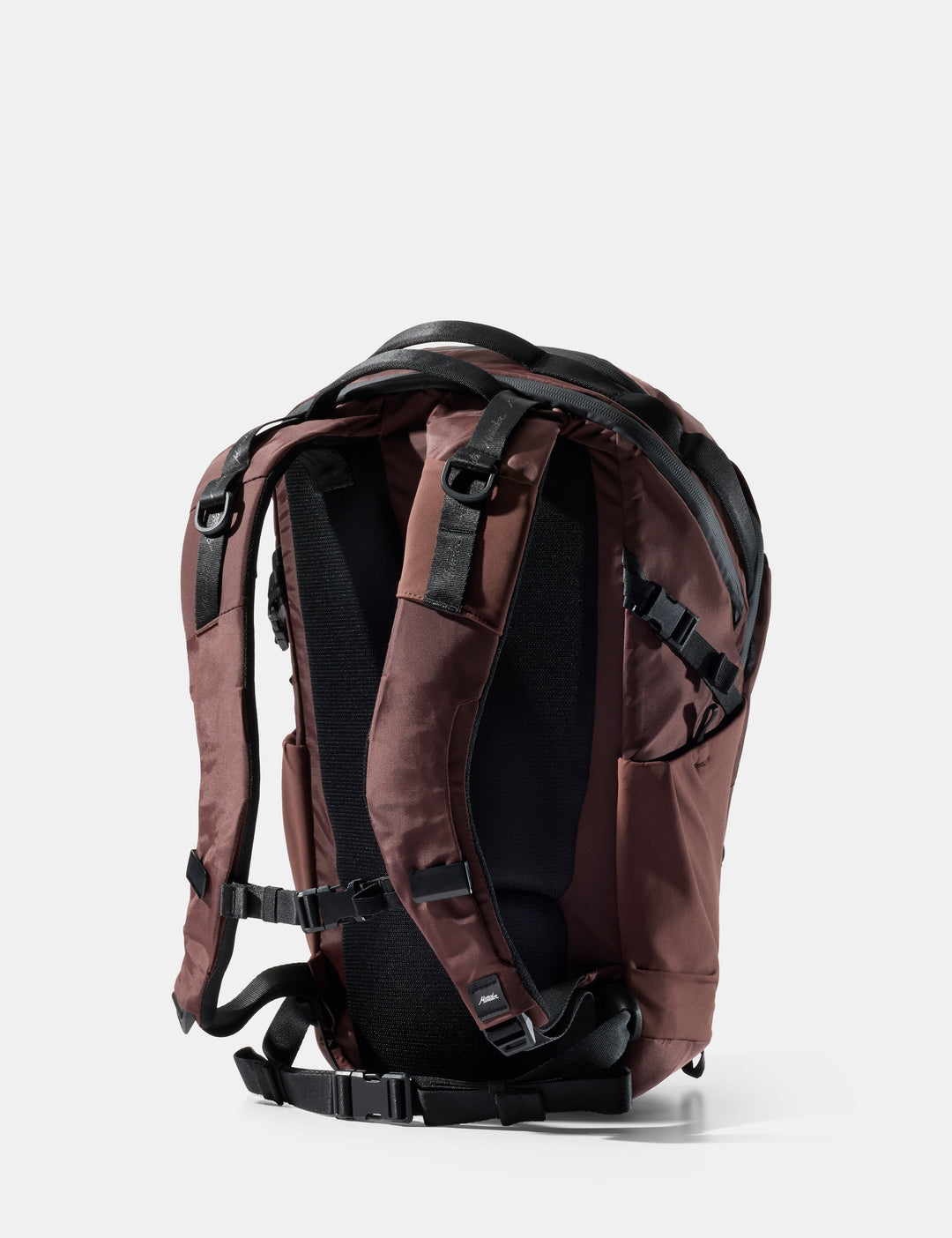 Matador 24L Adventure Pack in Garnet - garnet backpack with black straps on a white background