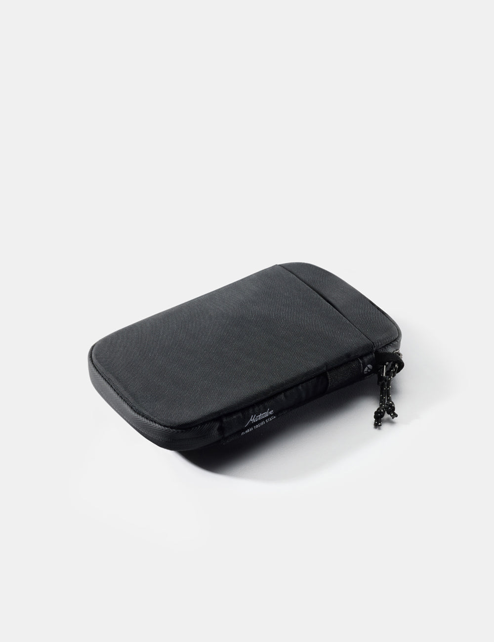 Matador Global Travel Stash in Black - back view of travel wallet