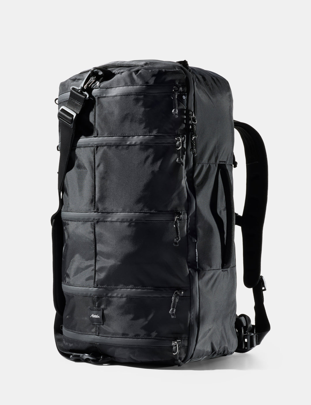 Matador 45L SEG Hybrid Travel Pack in Black - black backpack on a white background