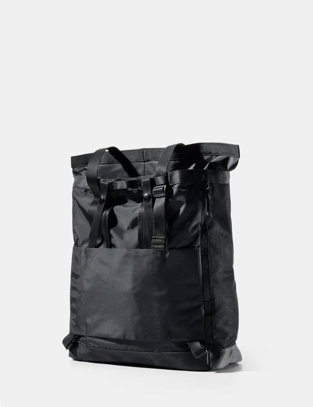Matador 24L Tote Pack in Black - black tote pack on a white background