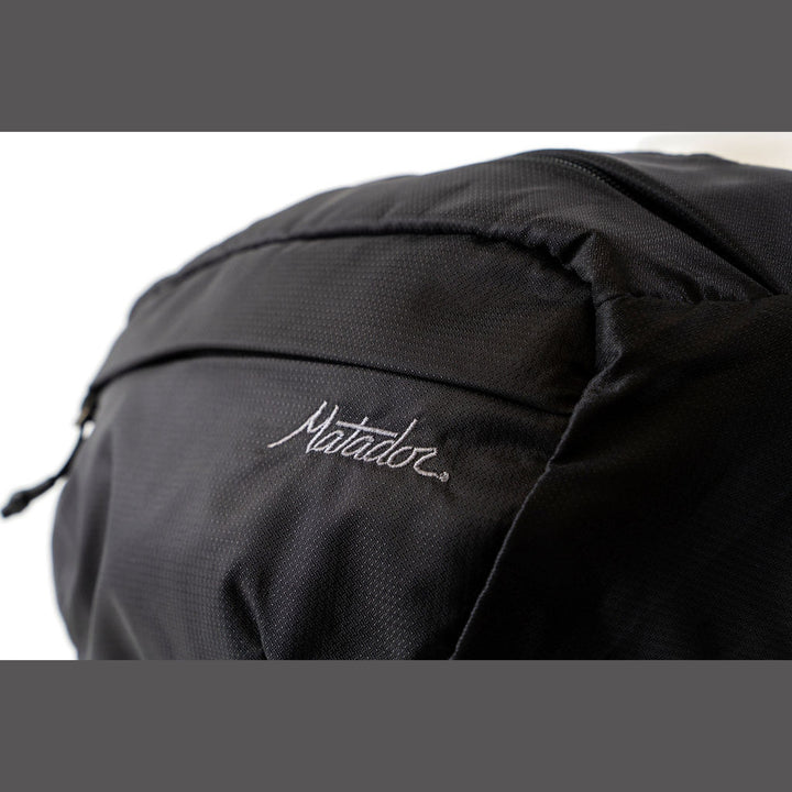 Matador On-Grid Packable Hip Pack zipper and fabric detail