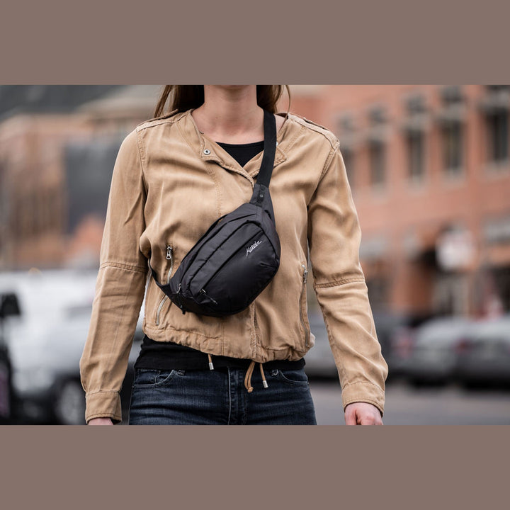 Matador On-Grid Packable Hip Pack worn crossbody