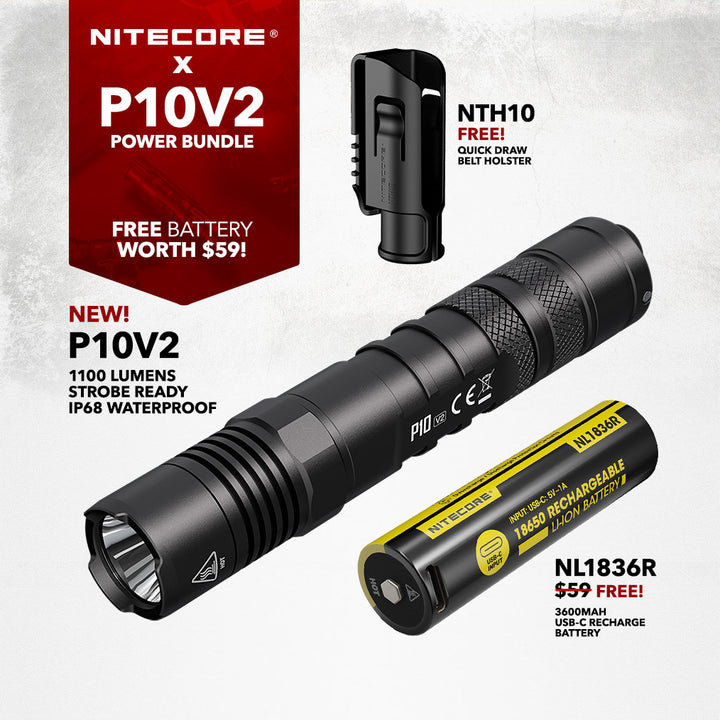 P10 V2 - 1100 lumens (Bundle)