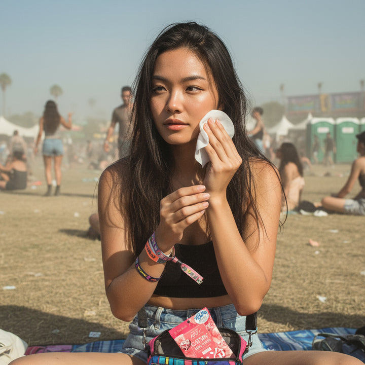 GATSBY Body Wipes Icy Cold Peach (Removes Sweat & Body Odour)