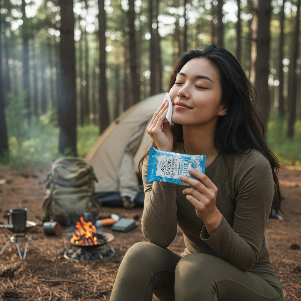 GATSBY Facial Wipes Icy Cold (Wipes Away Dead Skin Cells And Oil Shine)