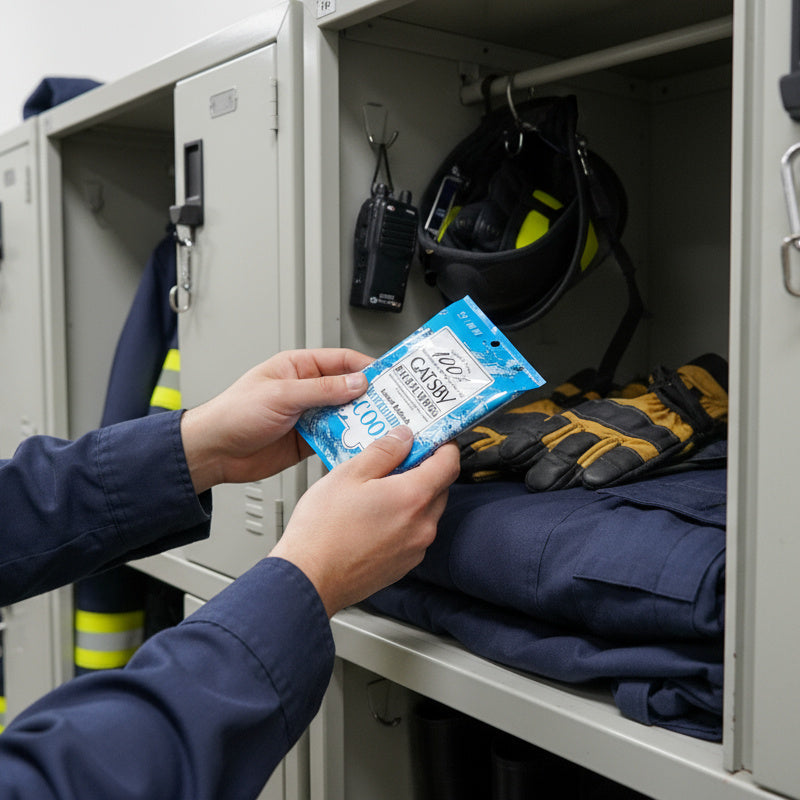 GATSBY Facial Wipes Icy Cold (Wipes Away Dead Skin Cells And Oil Shine)