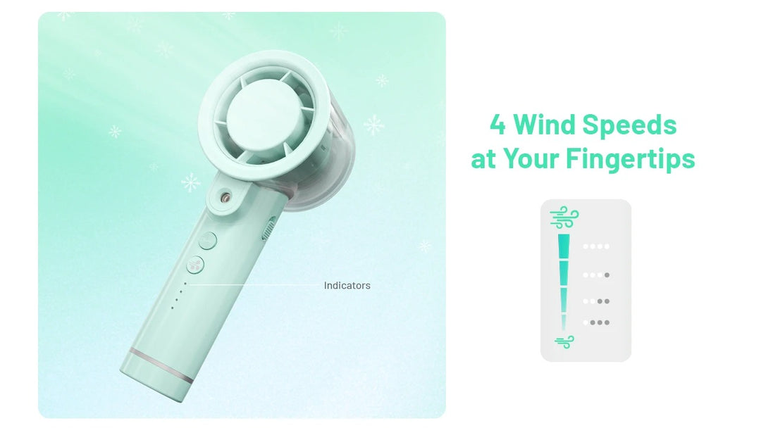 izzCool 20 - Handheld Air Conditioner Fan (2,000mAh)