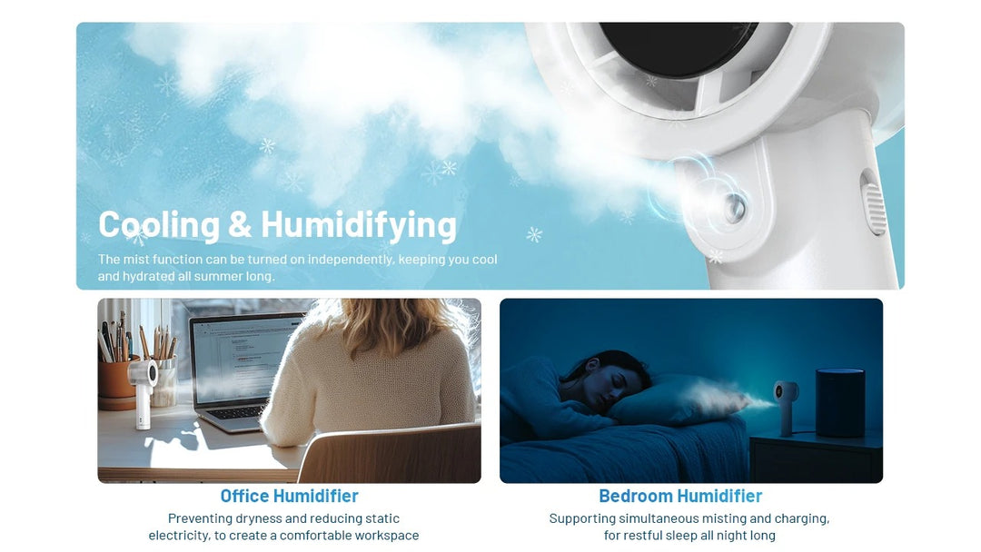 izzCool 20 PRO- Handheld Air Conditioner Fan (5,000mAh)