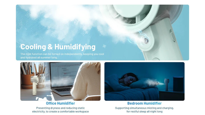 izzCool 20 - Handheld Air Conditioner Fan (2,000mAh)