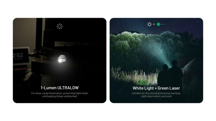 EDC17 - 1500 lumens (UV+Green Laser)