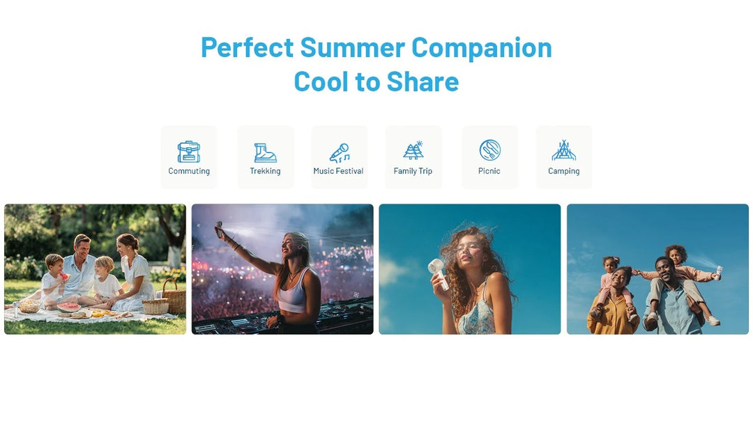 izzCool 20 PRO- Handheld Air Conditioner Fan (5,000mAh)
