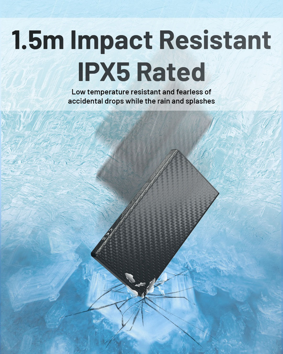 SUMMIT 10000 Low Temperature Resistant Carbon Fiber Energy Brick (10,000mAh 3A)