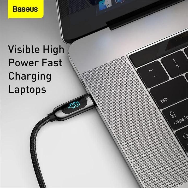 Baseus 100W Display Fast Charging Cable USB-C (1m)