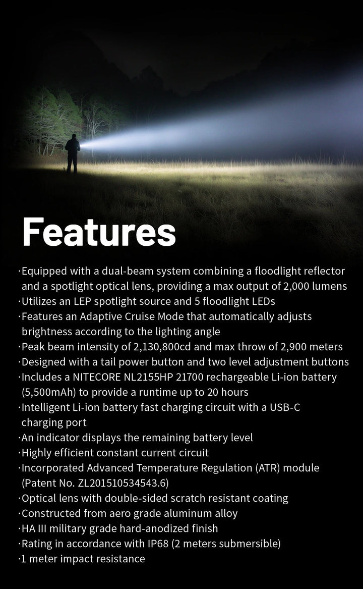P40 - 2000 lumens