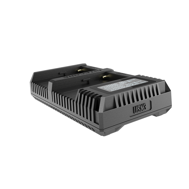 USN3 PRO (Sony NP-FM500H, NP-F730, NP-F750, NP-F770, NP-F970, NP-F550) Dual-Slot Battery Charger