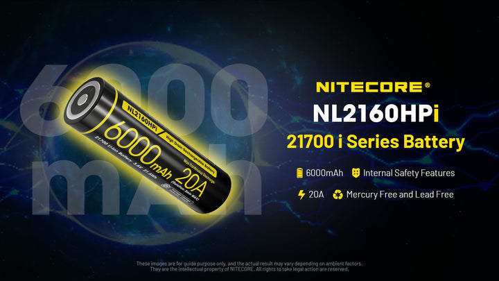 NL2160HPi (21700 - 5000mAh - 20A)