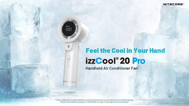 izzCool 20 PRO- Handheld Air Conditioner Fan (5,000mAh)