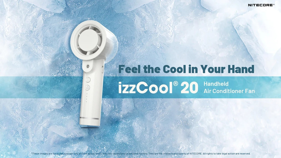 izzCool 20 - Handheld Air Conditioner Fan (2,000mAh)