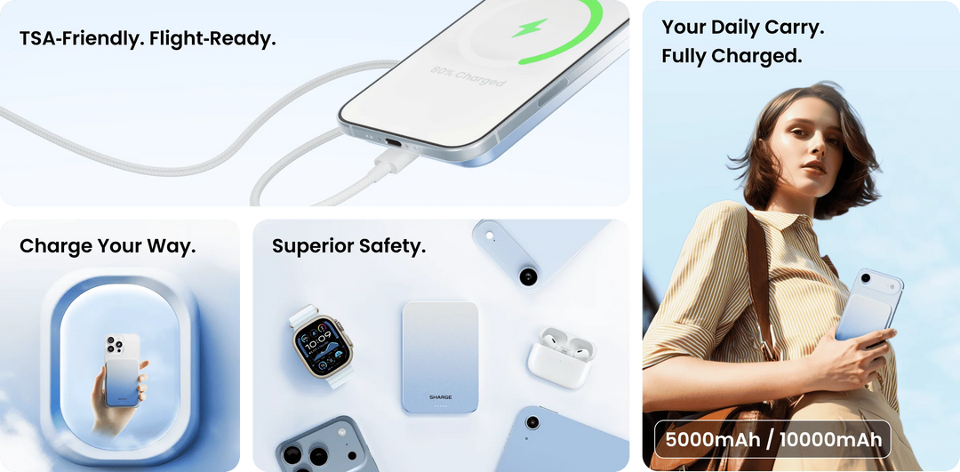 Sharge AeroMag 5k/10k (Black 20W)