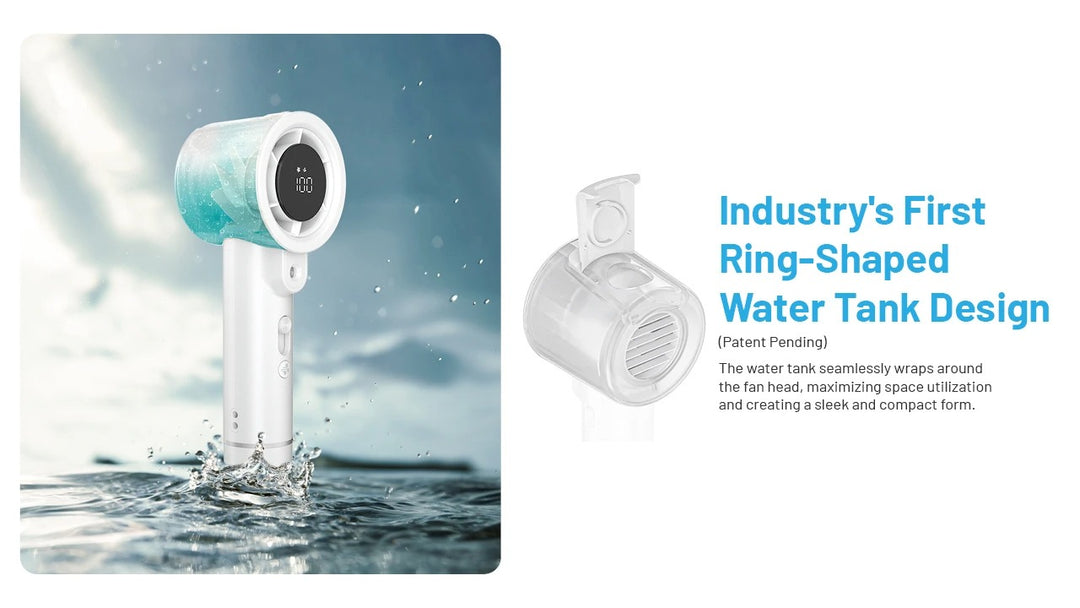 izzCool 20 PRO- Handheld Air Conditioner Fan (5,000mAh)