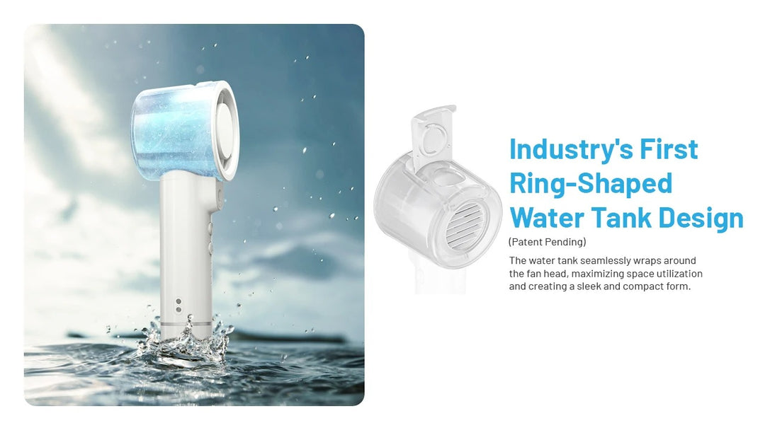 izzCool 20 - Handheld Air Conditioner Fan (2,000mAh)