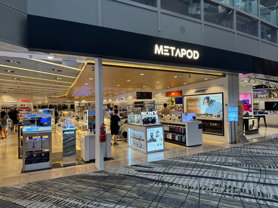 METAPOD store at Changi Airport transit area