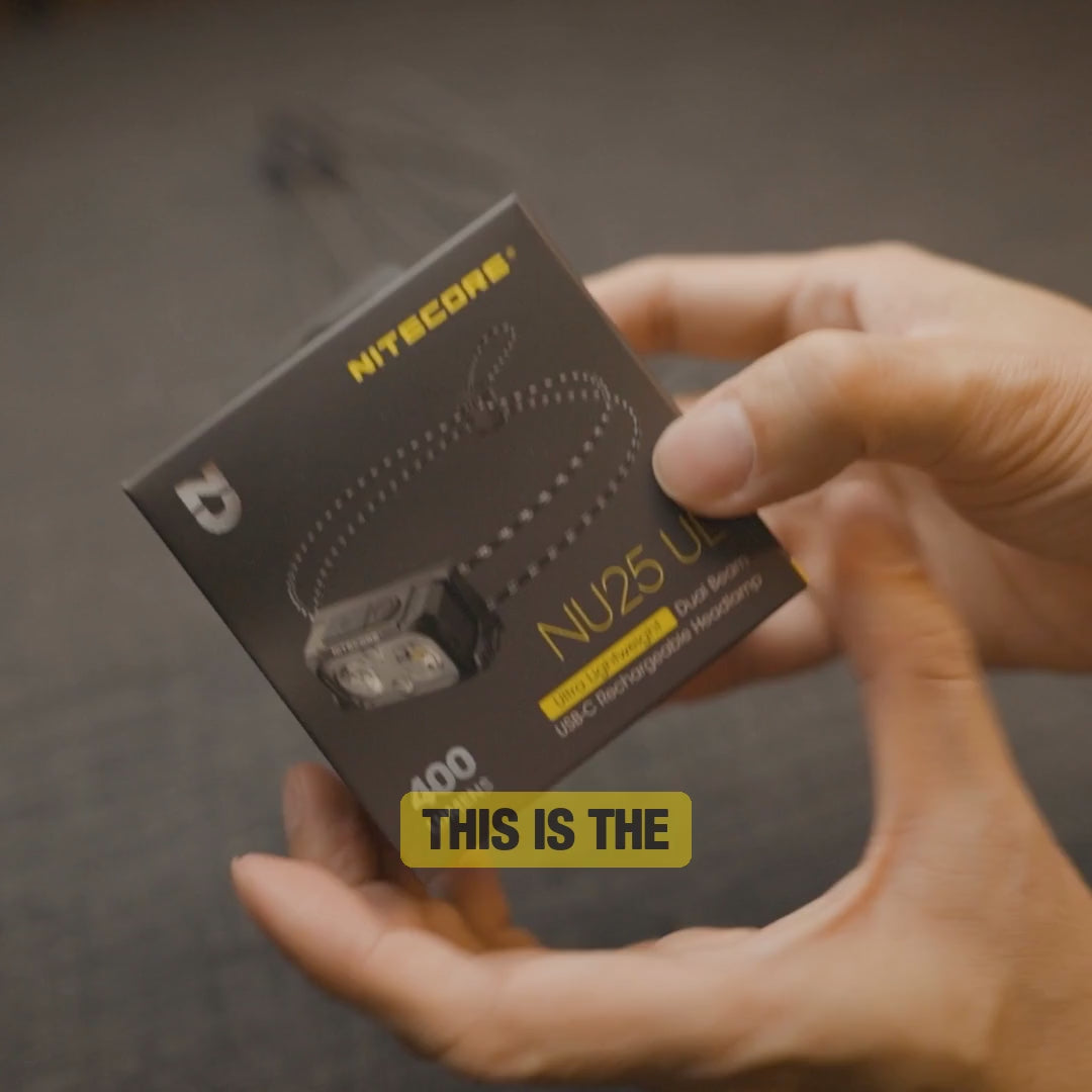 Nitecore NU25 MCT UL - product video