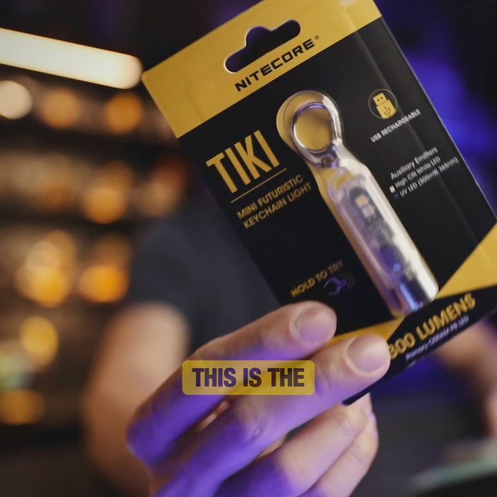 Nitecore TIKI keychain light - product video